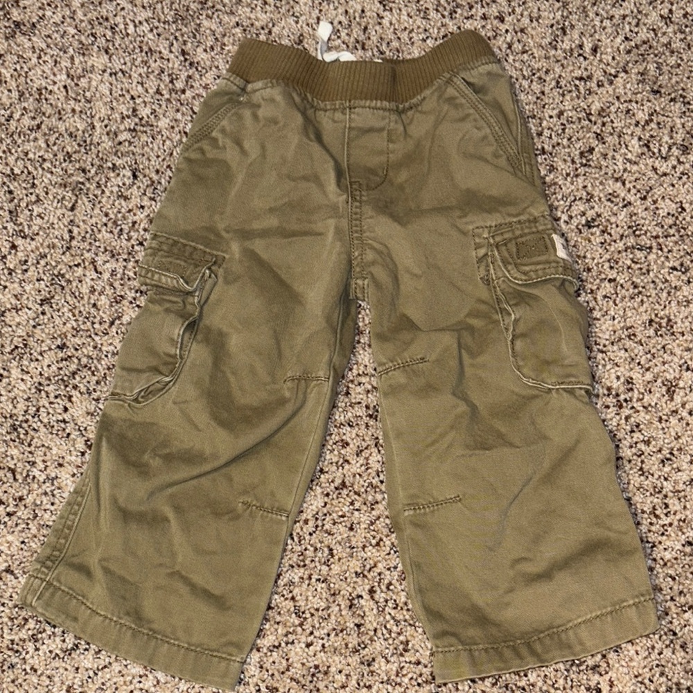 The Children's Place Green Casual Cargo Bottoms